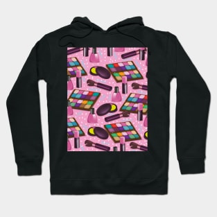 80s make up pattern Hoodie